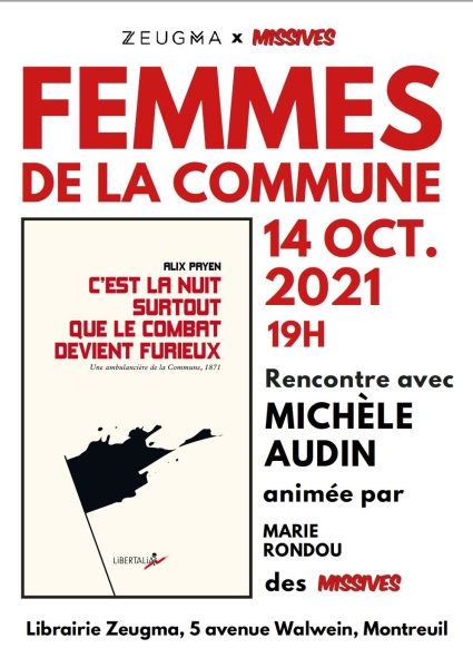 Audin 14 octobre 2021 Montreuil