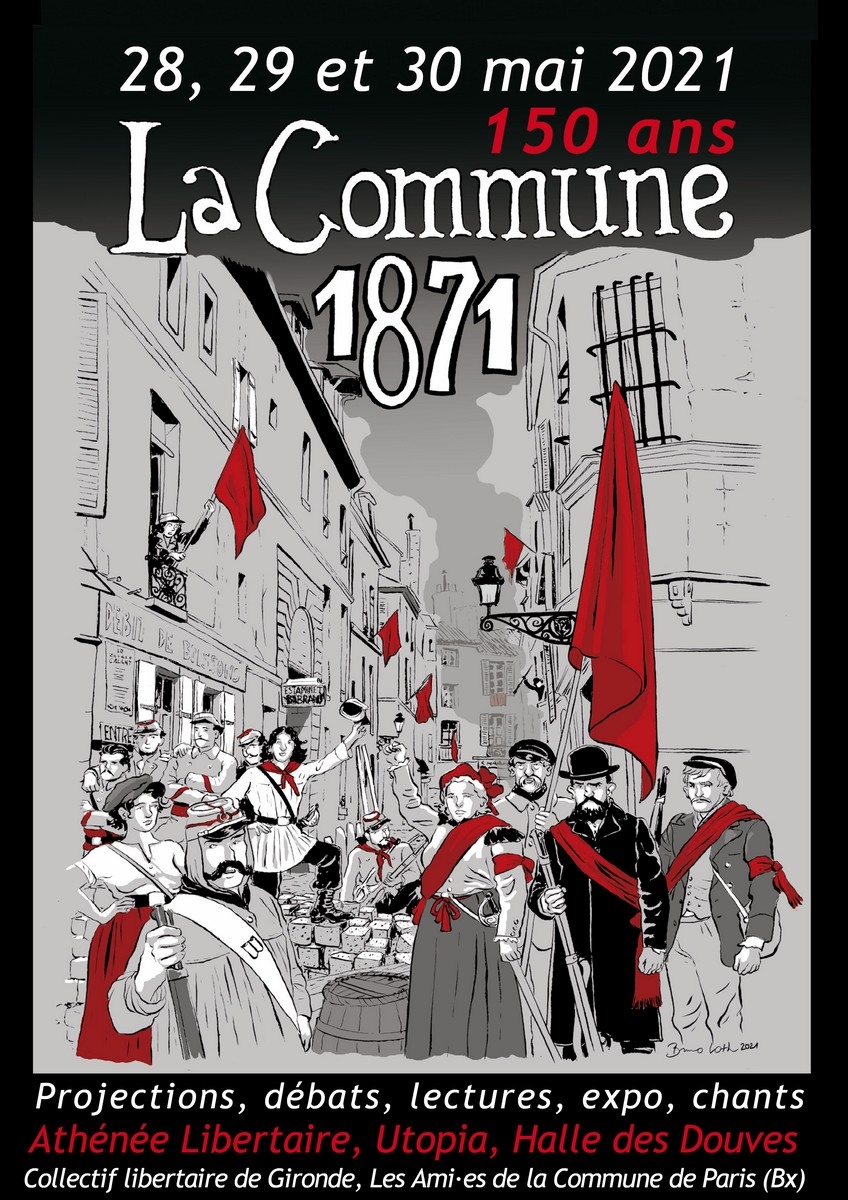 Bordeaux 28 au 29 mai Commune affiche
