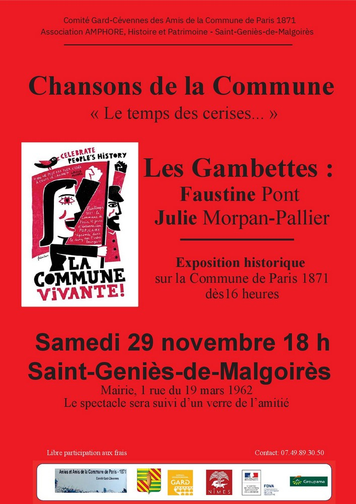chansons sur la commune