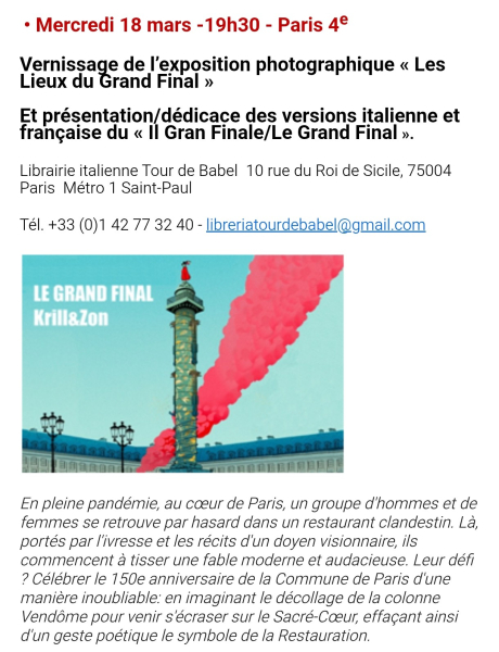 grand final 18 mars 2026