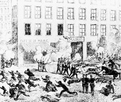 Repression de la Commune de Lyon - Combats du 30 avril 1871 à la Guillotière